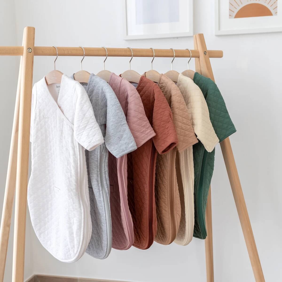 Saco bebé 1-4m MAGIC BAG Bemini pady quilted jersey green