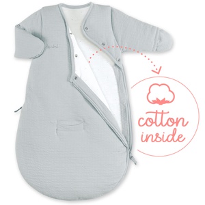 Saco bebé 1-4m MAGIC BAG Bemini pady tetra jersey cadum gris