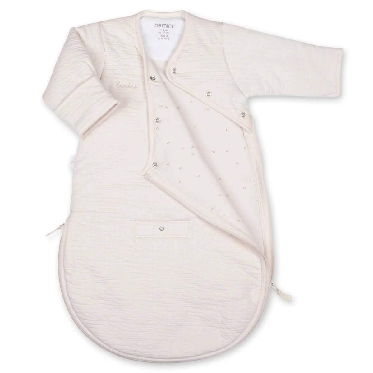 Saco bebé 1-4m MAGIC BAG Bemini pady tetra jersey pudding