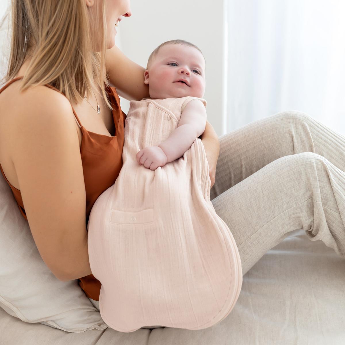 Saco bebé 1-4m  MAGIC BAG Bemini swaddle rosa