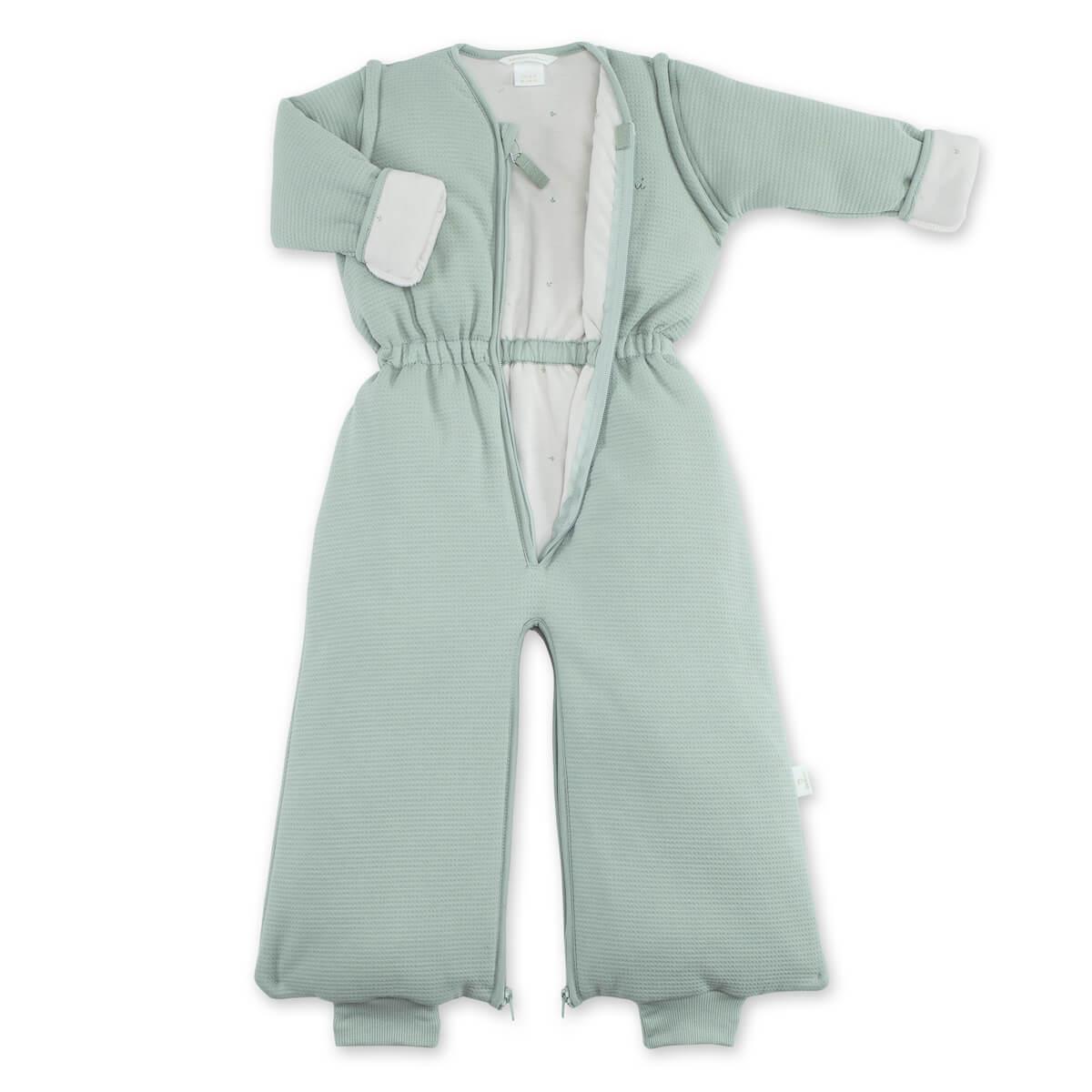 Saco bebé 18-36m MAGIC BAG Bemini pady wafle jersey verde celadón