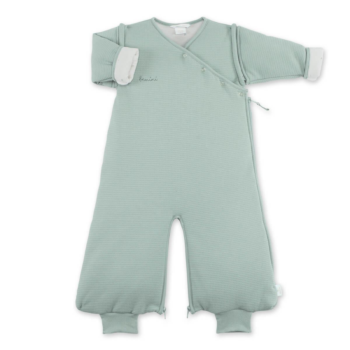 Saco bebé 3-9m MAGIC BAG Bemini pady wafle jersey verde celadón