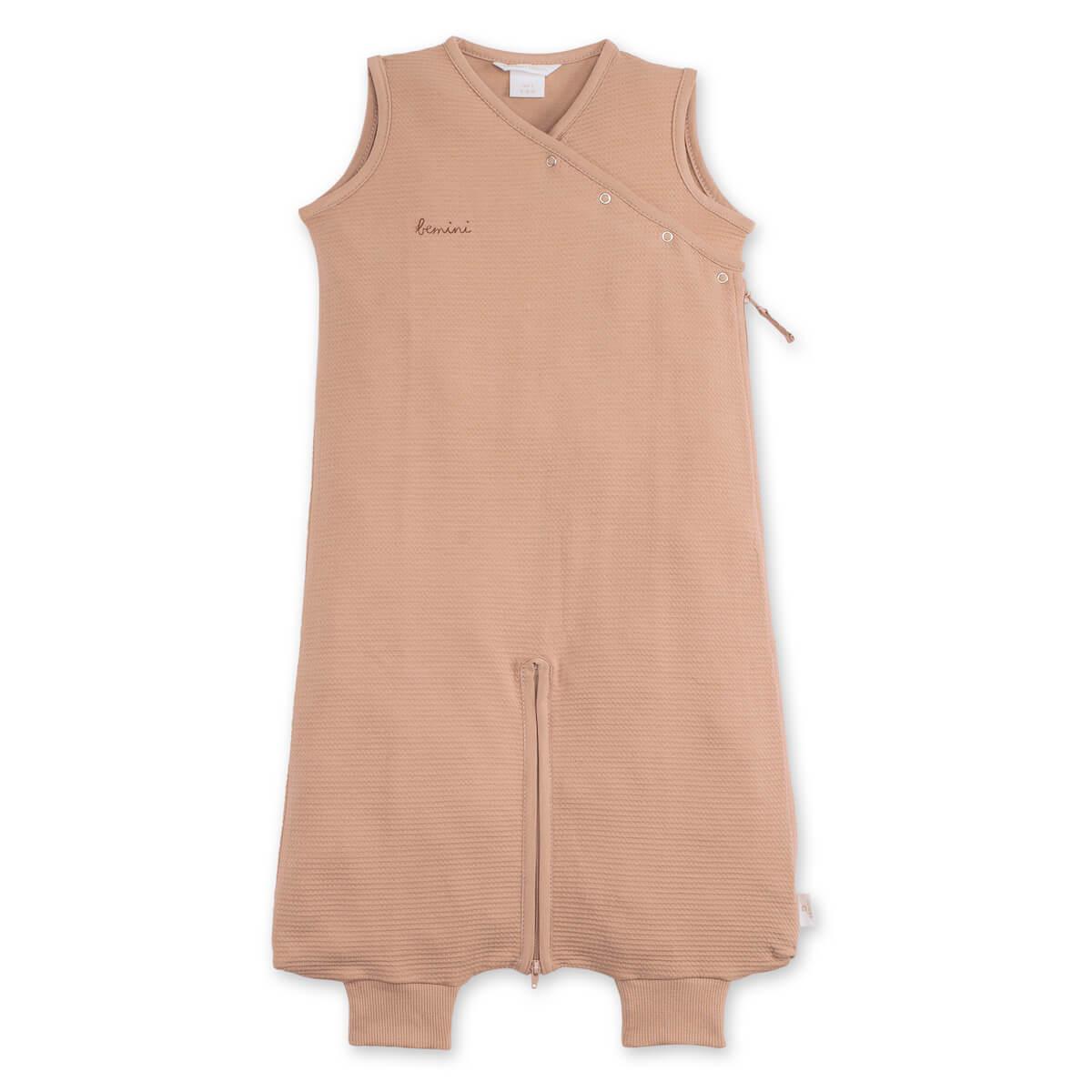 Saco bebé 3-9m MAGIC BAG Bemini wafle jersey Macarrón