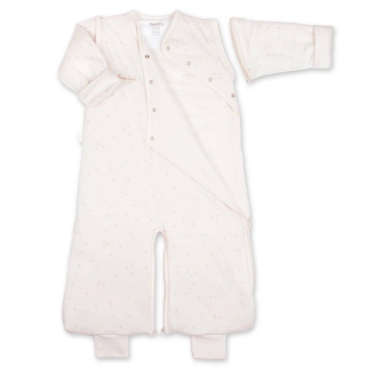 Saco bebé 4-12m MAGIC BAG Bemini pady jersey mini print pudding