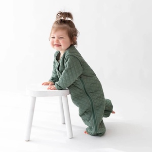 Saco bebé 4-12m MAGIC BAG Bemini pady quilted jersey green