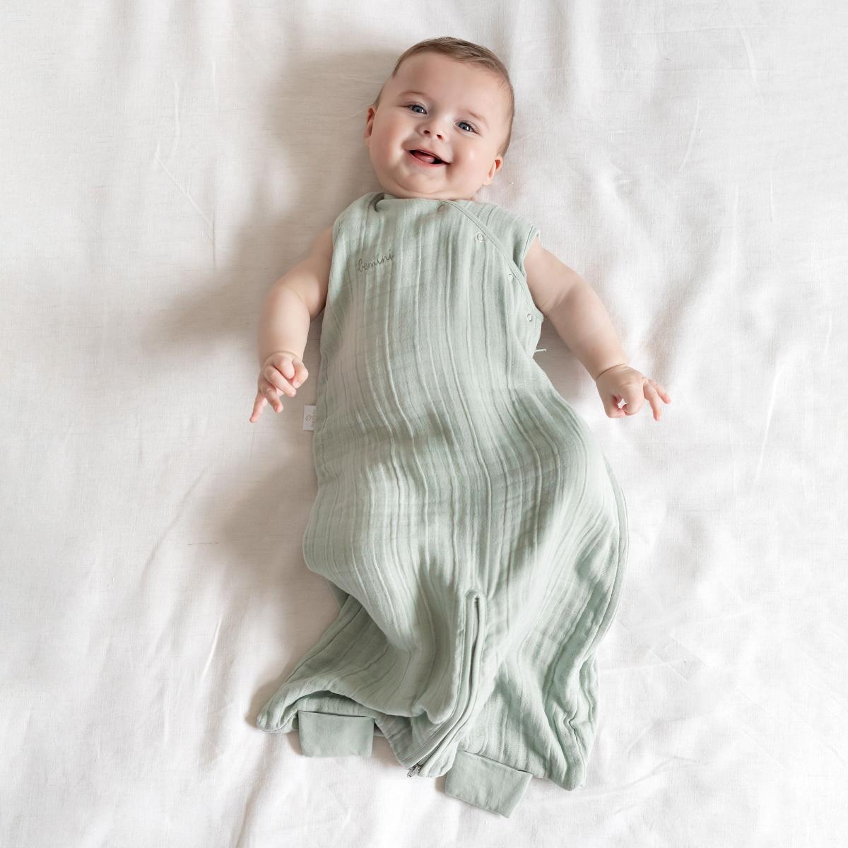 Saco bebé 4-12m MAGIC BAG Bemini swaddle amande