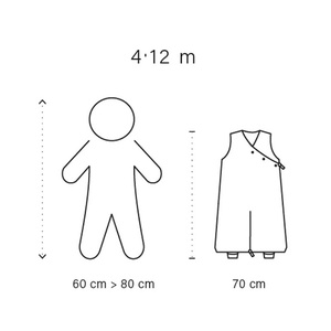 Saco bebé 4-12m MAGIC BAG Bemini tetra jersey pudding