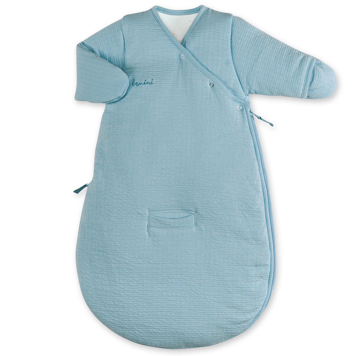Saco bebé MAGIC BAG 1-4m Bemini pady tetra jersey azul mineral