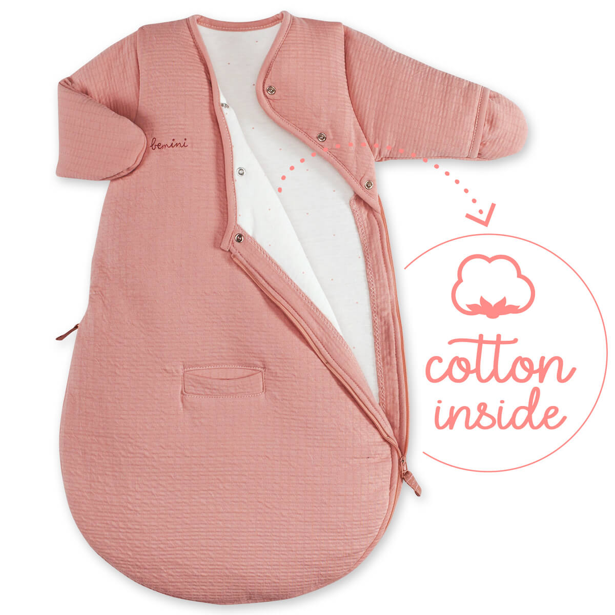 Saco bebé MAGIC BAG 1-4m Bemini pady tetra jersey siena