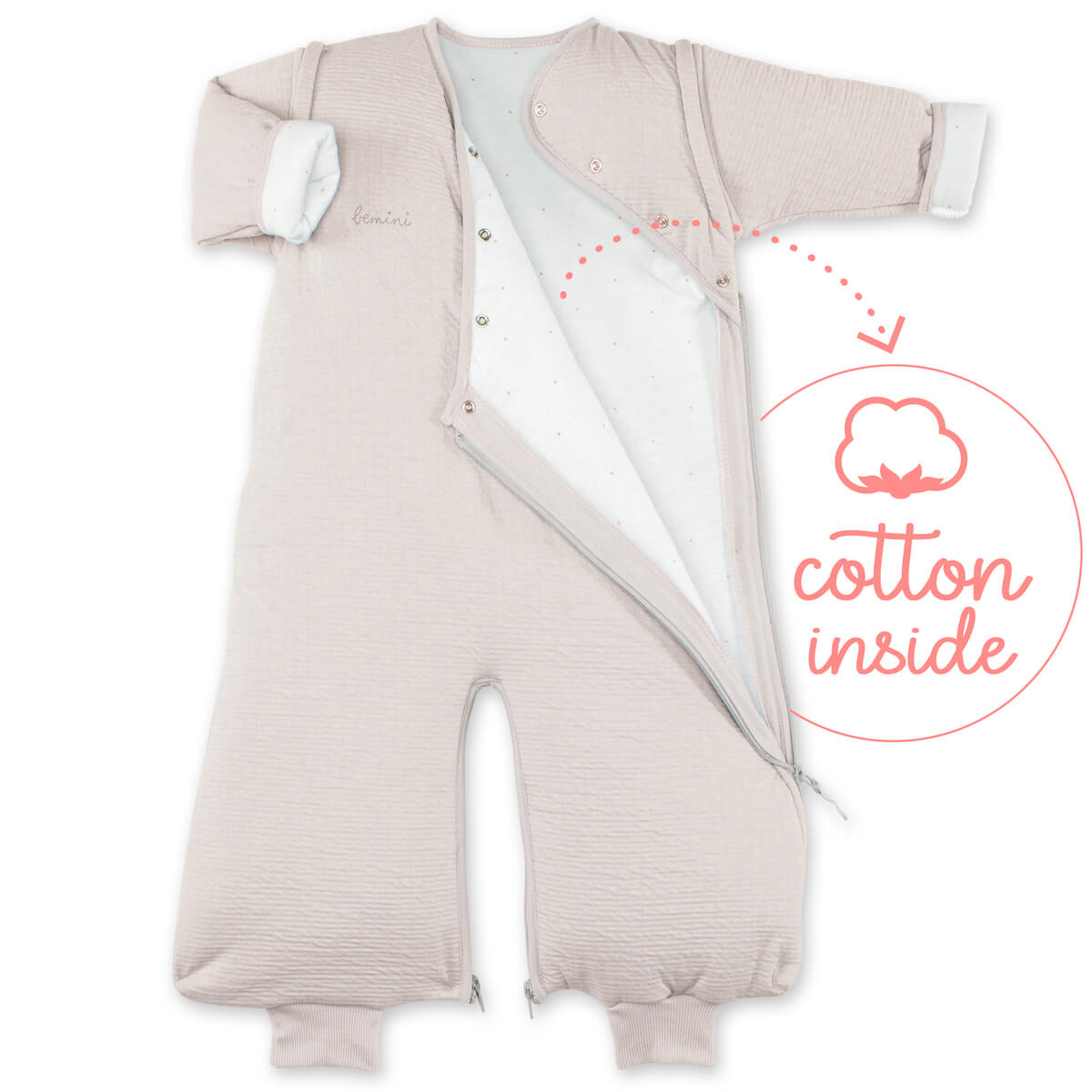 Saco bebé MAGIC BAG 4-12m Bemini pady tetra jersey arena
