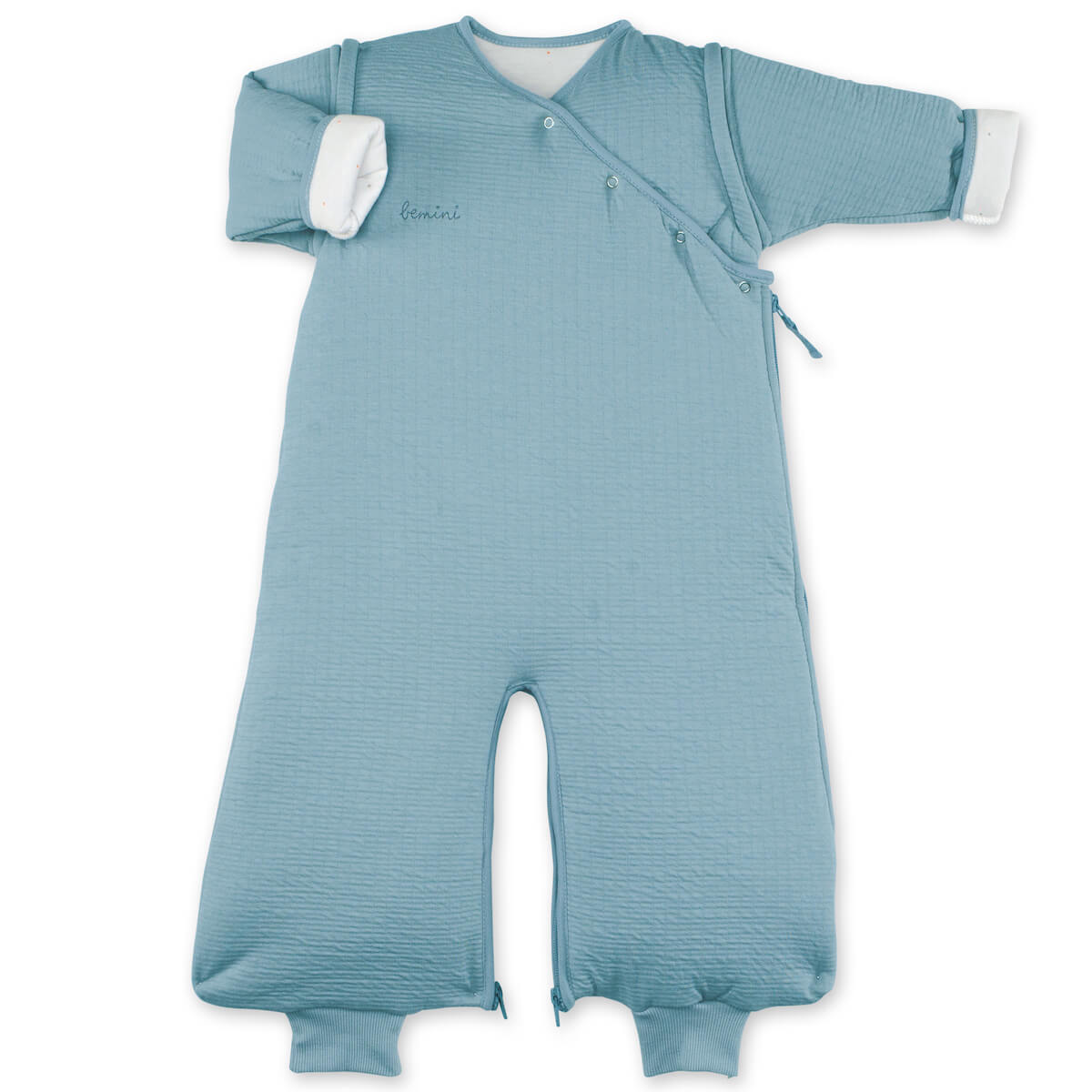 Saco bebé MAGIC BAG 4-12m Bemini pady tetra jersey azul mineral