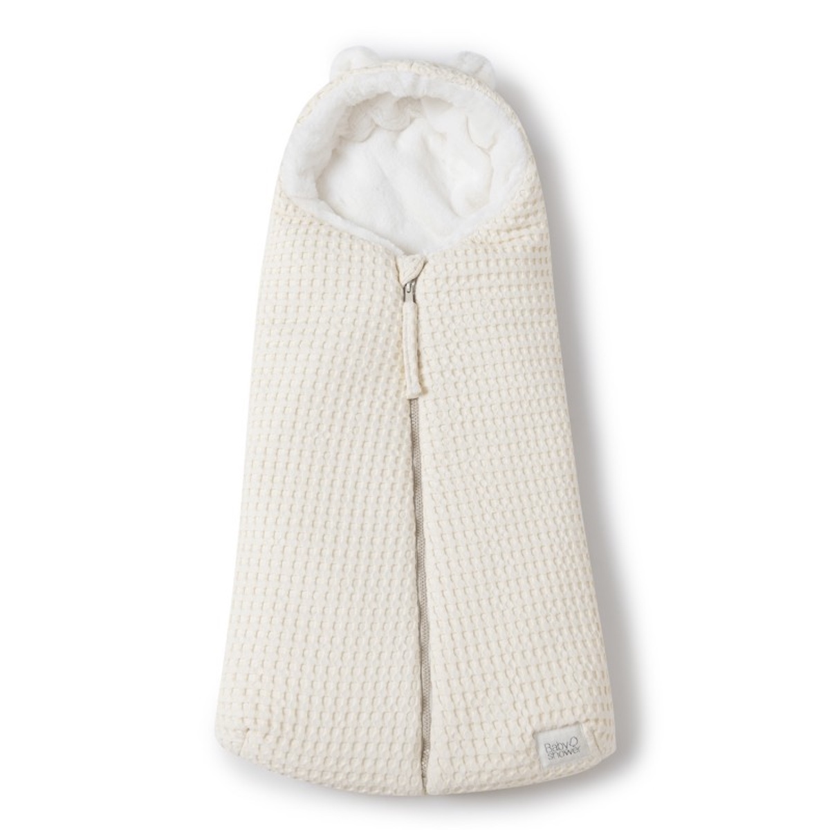 Saco capazo ZIPPIE Babyshower gofre vanilla