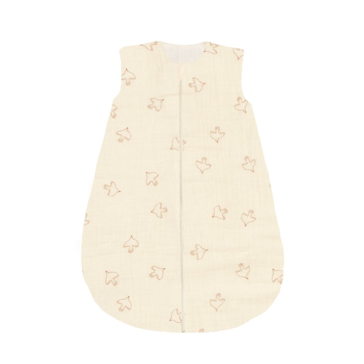 Saco dormir entretiempo 0-6m FLUFFY Nobodinoz brown hoshi birds