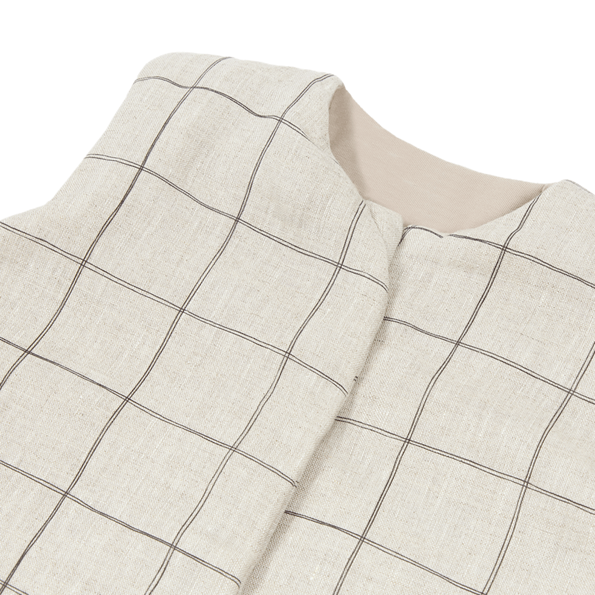 Saco dormir entretiempo 6-18m FRENCH LINEN Nobodinoz Charcoal grid