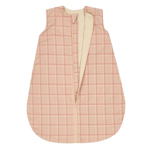 Saco dormir verano 0-6m STORIES Edición Limitada Nobodinoz pink red checks