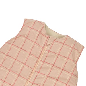 Saco dormir verano 0-6m STORIES Edición Limitada Nobodinoz pink red checks