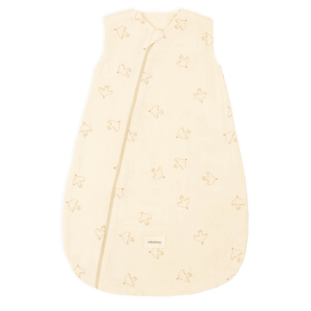 Saco dormir verano 0-6m SWEETY Nobodinoz brown hoshi birds