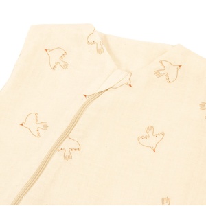 Saco dormir verano 0-6m SWEETY Nobodinoz brown hoshi birds
