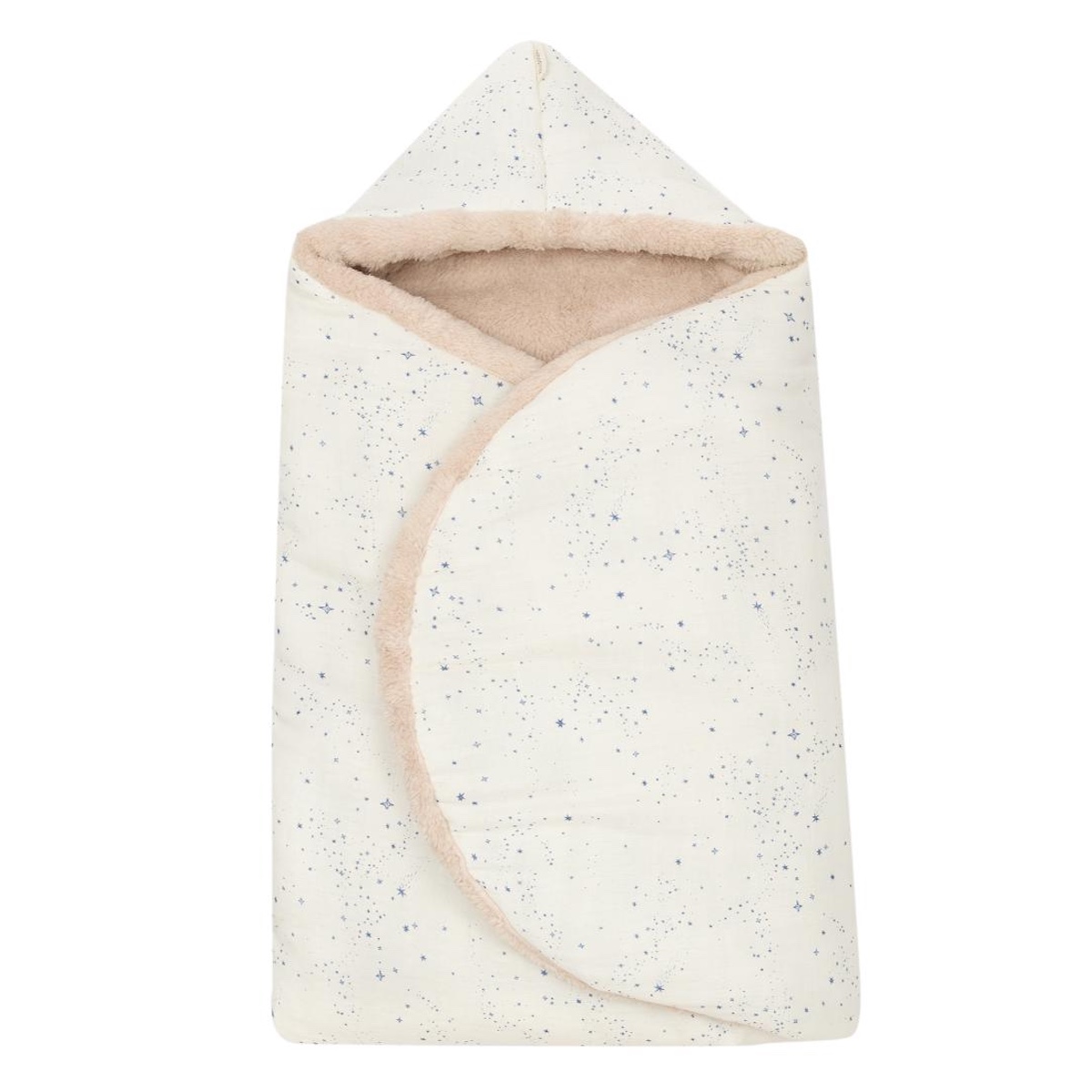 Saco nido invierno 0-3m WABI SABI Nobodinoz blue milky way