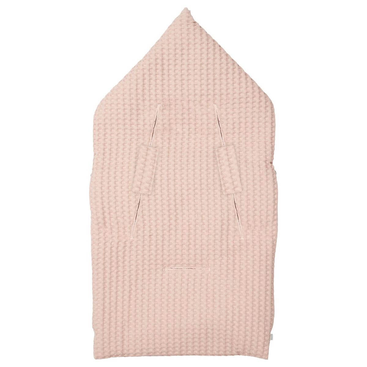 Saco nido silla auto 0+ 3 puntos OSLO Koeka rosa salt-pebble