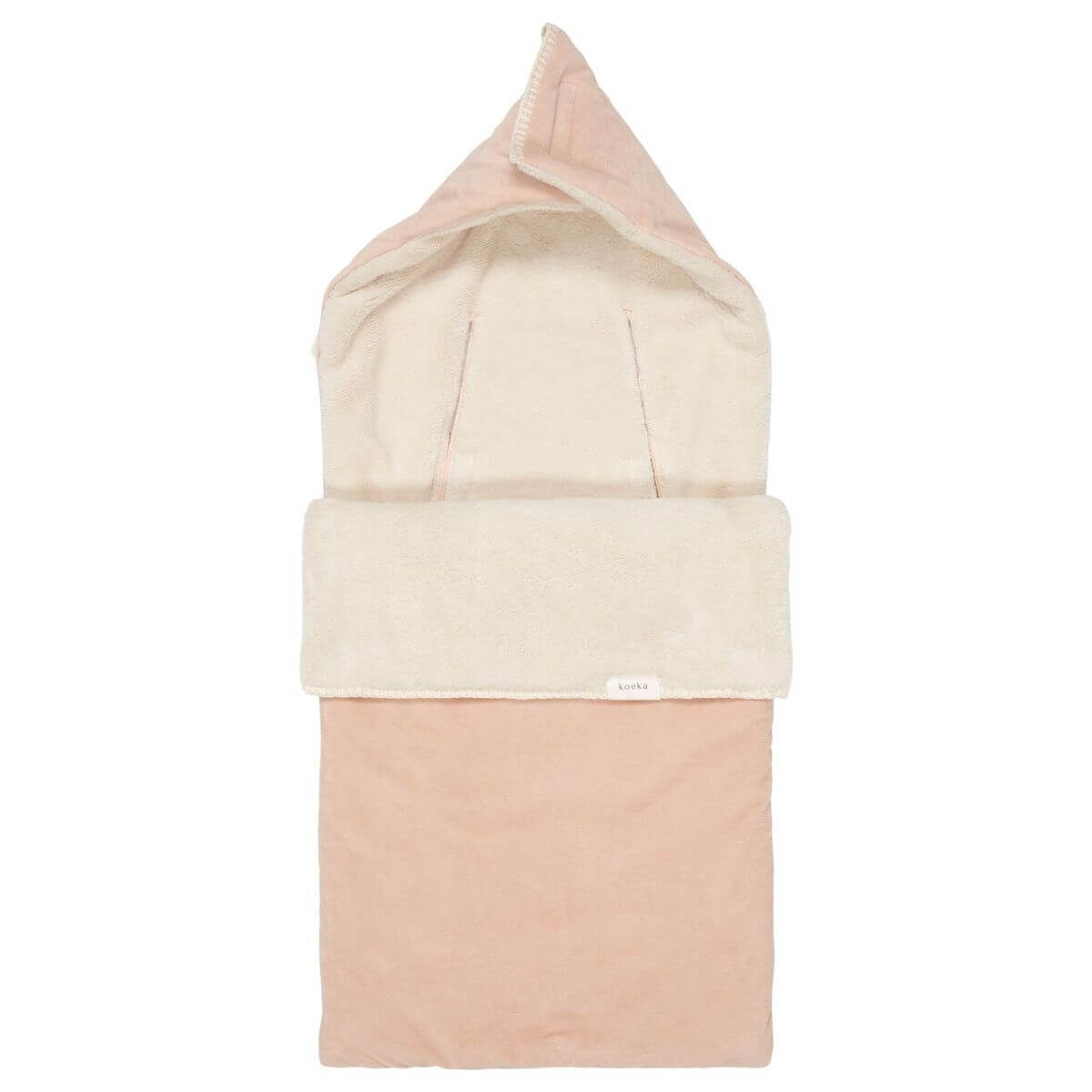 Saco silla auto 0+ 3/5 puntos ODDI Koeka teddy rosa salt