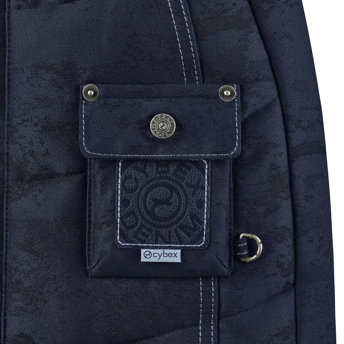 Saco silla Cybex Rebellious Luxury denim blue