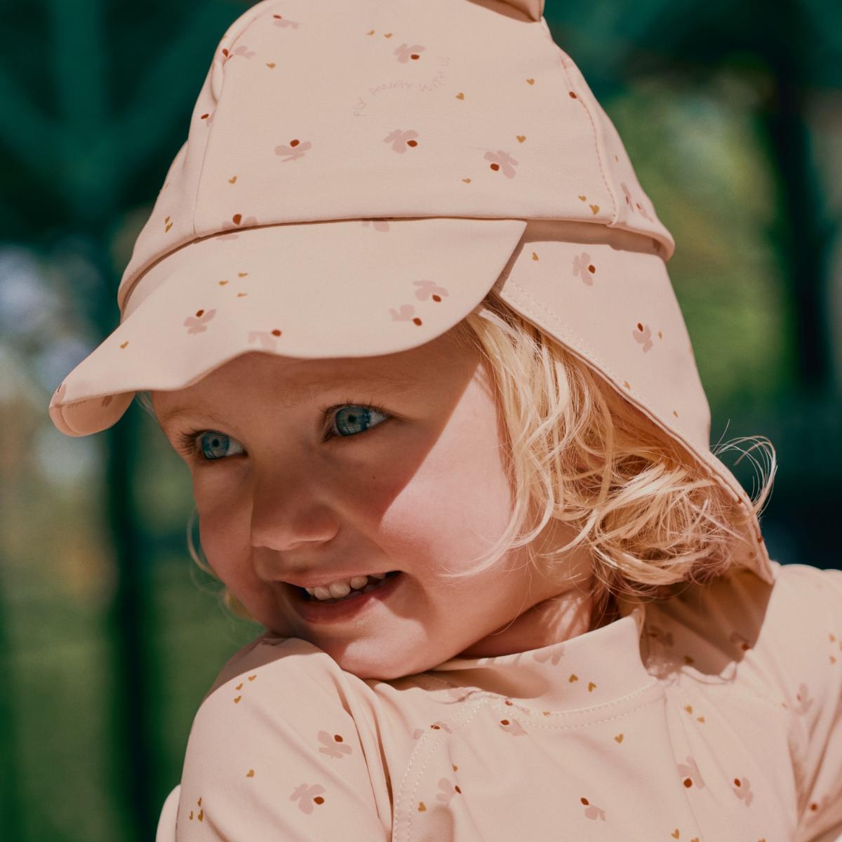 Senia Sun Hat With Ears Liewood Mini Butterfly Apple blossom