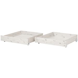 Set 2 cajones bajos Cama 200cm CLASSIC Flexa blanco cal