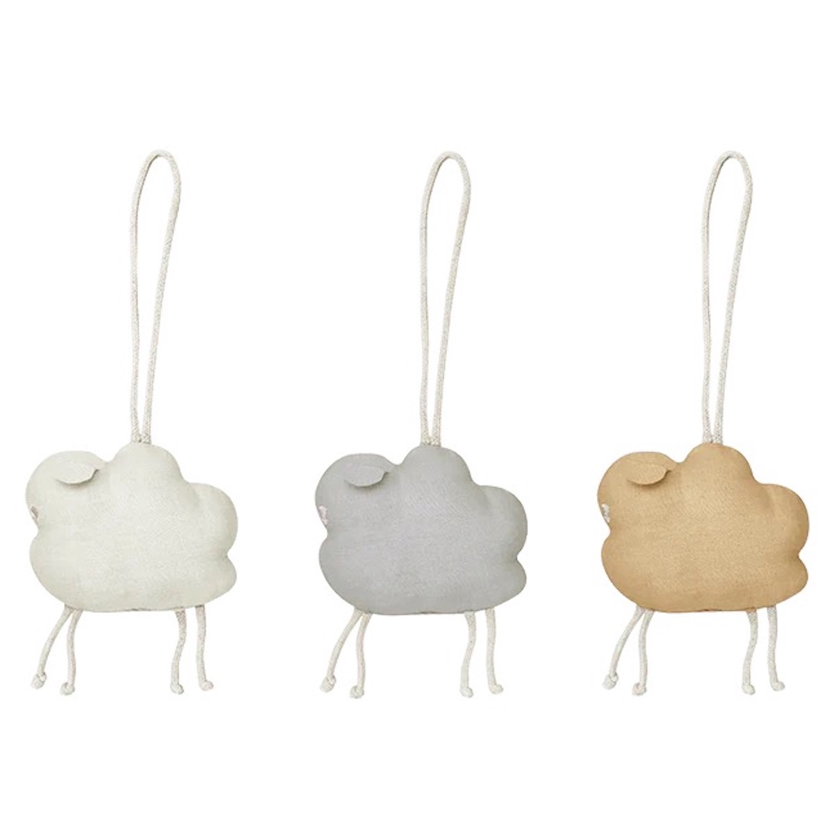 Set 3 colgantes sensoriales LITTLE SHEEP Lorena Canals