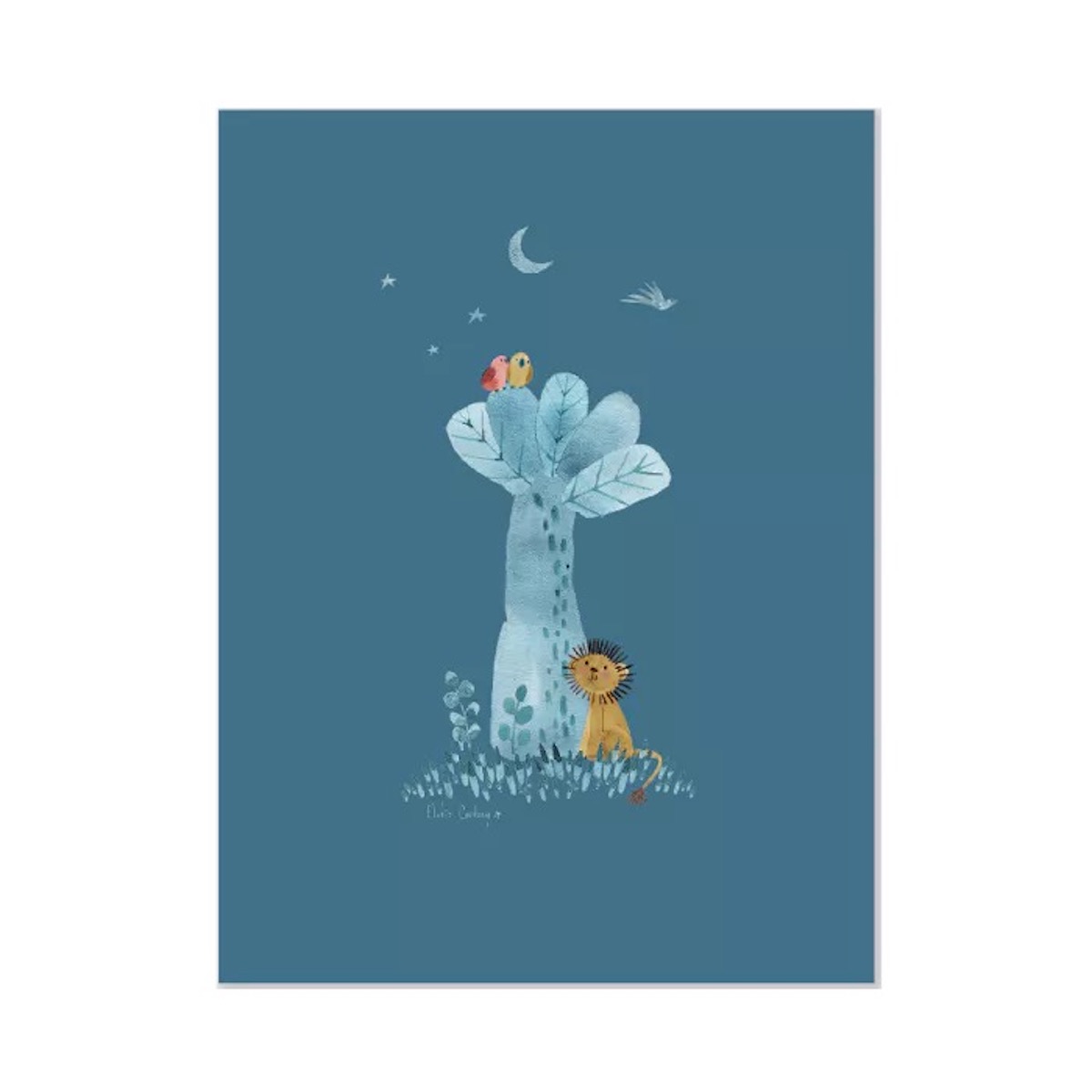 Set 3 posters SOUS MON BAOBAB Moulin Roty