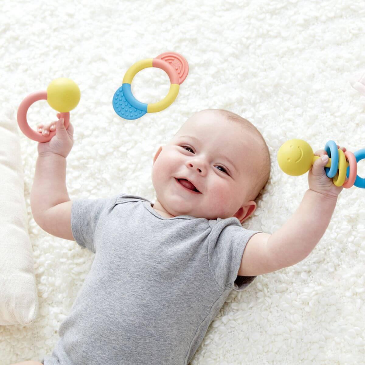 Set anillo dentición-sonajero 3pzas INFANT TOYS Hape