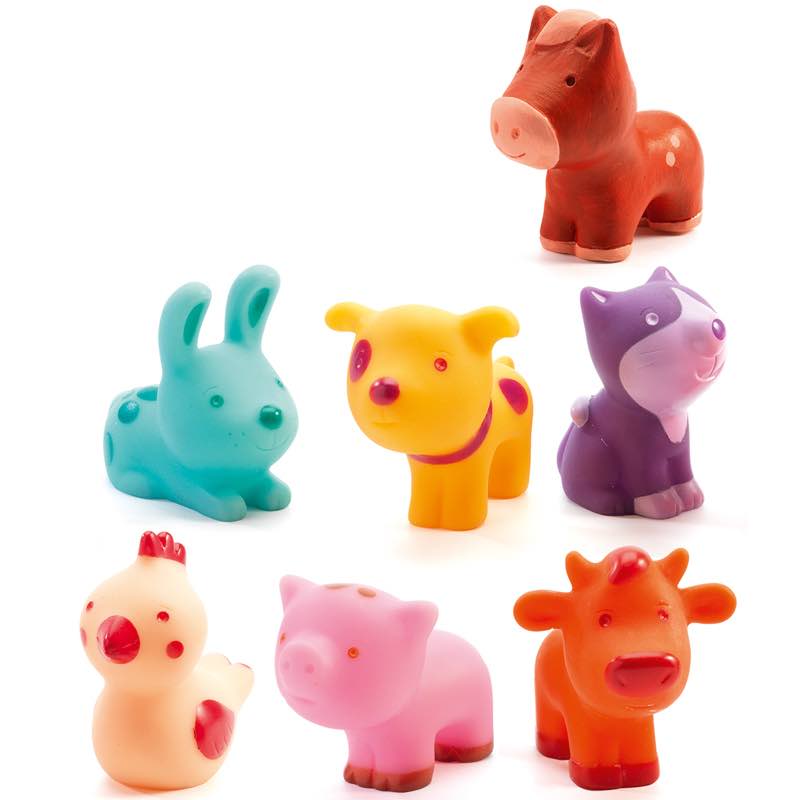 Set animales 7uds TROOPO-FARM Djeco