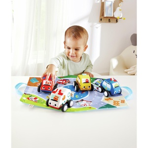 Set coches peluche Hape
