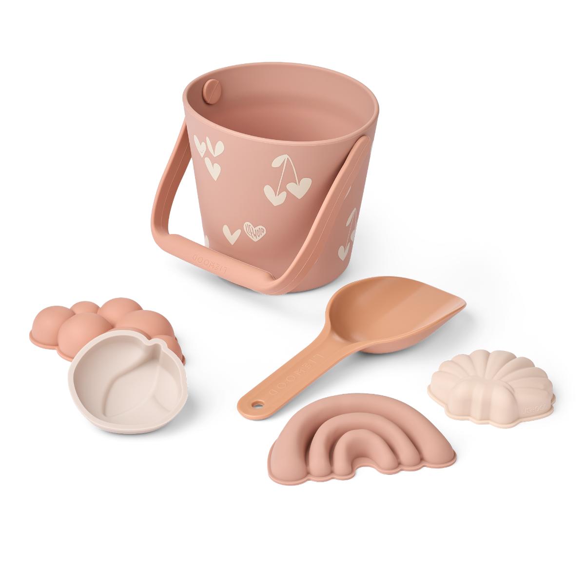 Set juguetes playa GILMA Liewoo Sweethearts pale tuscany