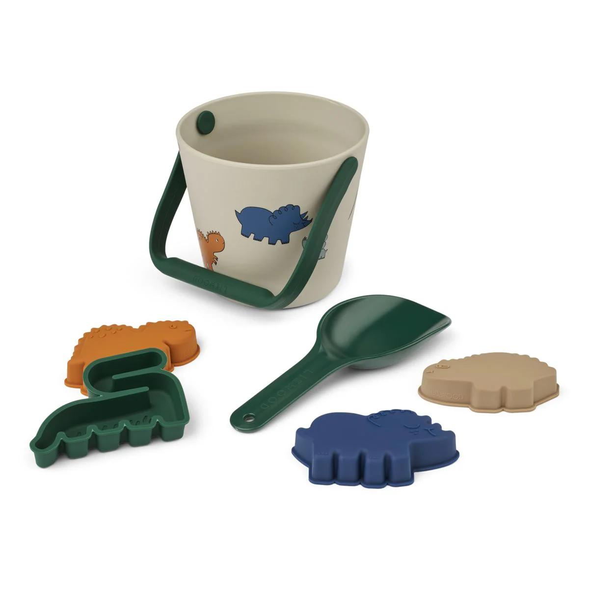 Set juguetes playa GILMA Liewood Dinosaurs mist