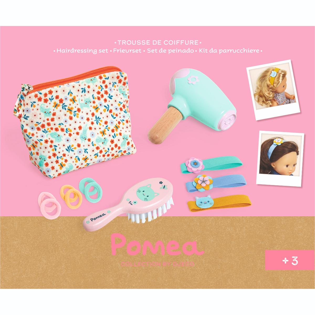 Set peluqueria muñeca POMEA Djeco