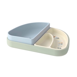 Set platos seccionados 3uds HAPPY FRUITS Laessig Lemon