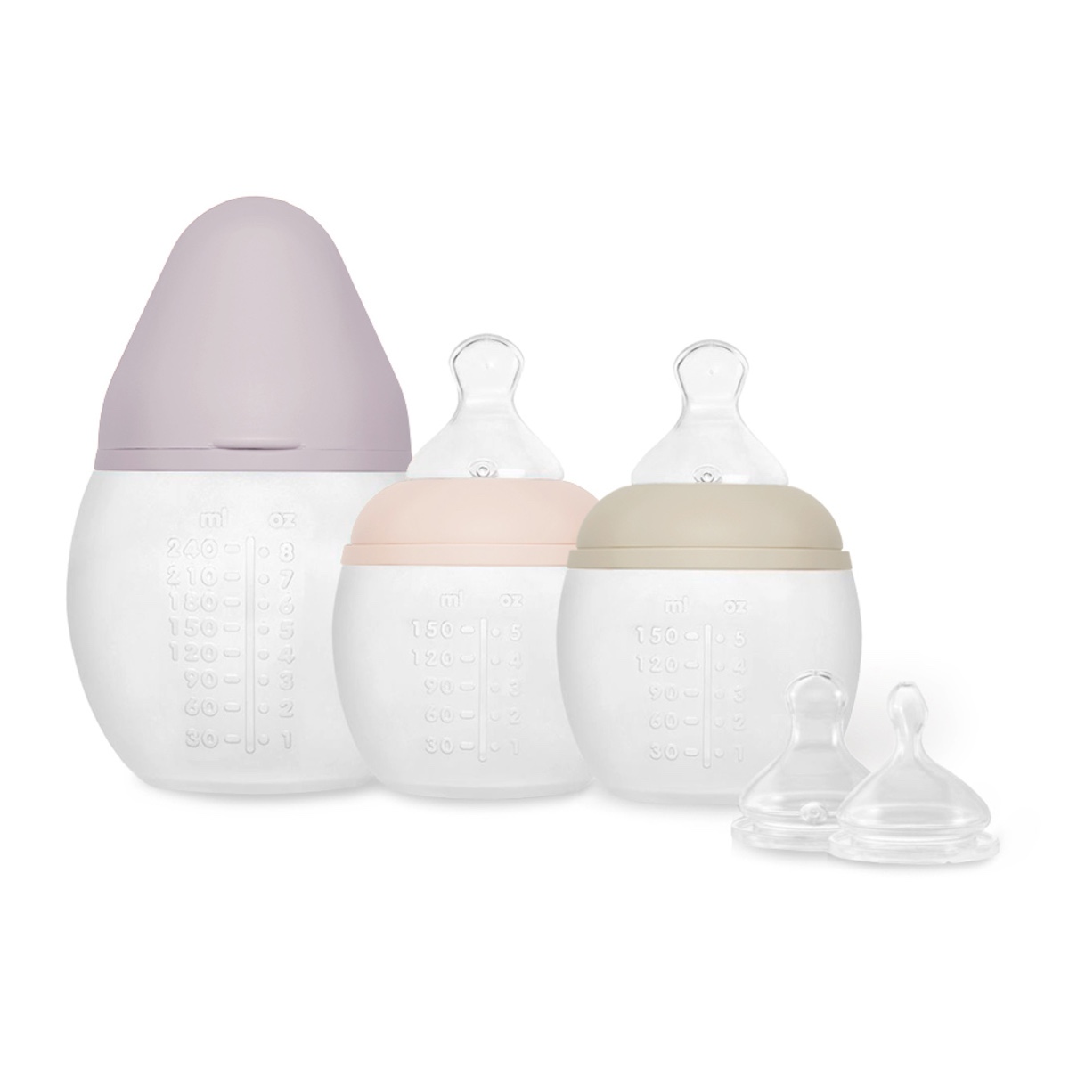 Set recién nacido BESTIE Elhée Lila Sand Nude tétine XS