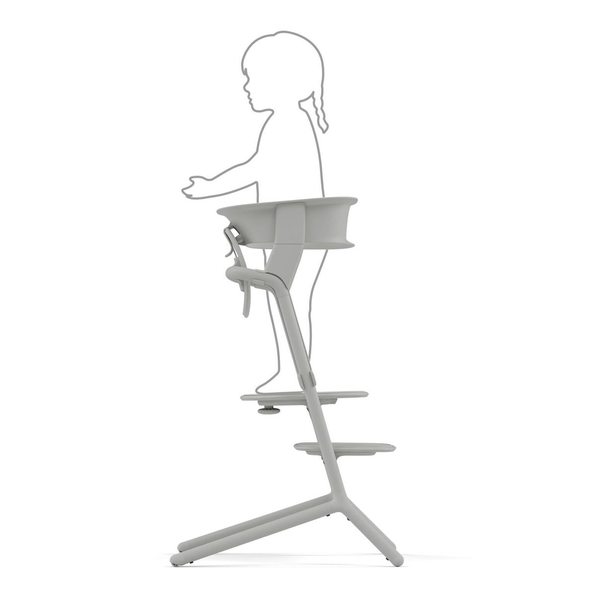 Set torre aprendizaje LEMO Cybex suede grey