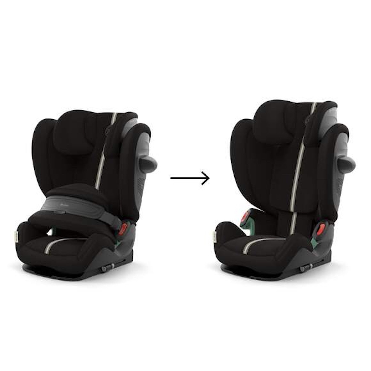 Silla de coche 15 meses a 12 años PALLAS G2 I-Size Plus Cybex moon black
