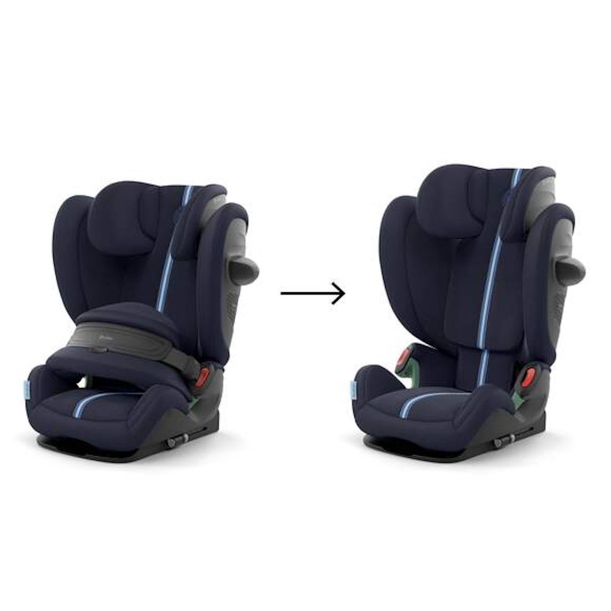 Silla de coche 15 meses a 12 años PALLAS G3 PLUS Cybex ocean blue