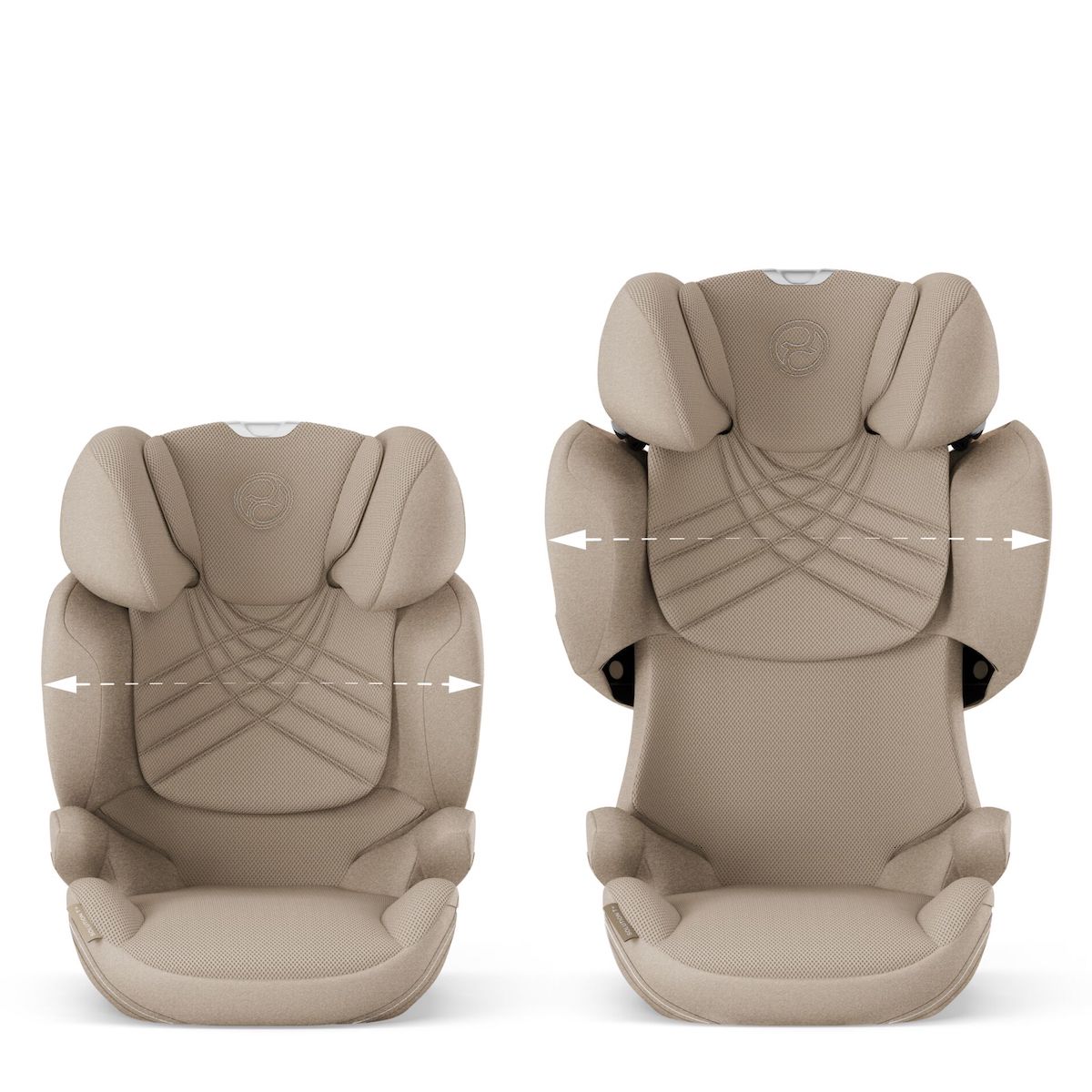 Silla de coche de 3 años a 12 años SOLUTION T I-FIX PLUS Cybex Cozy beige