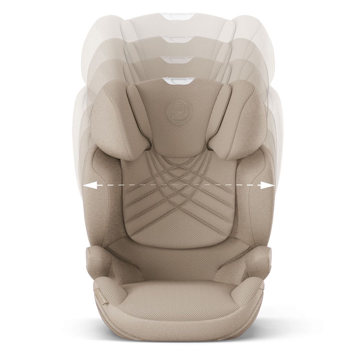 Silla de coche de 3 años a 12 años SOLUTION T I-FIX PLUS Cybex Cozy beige