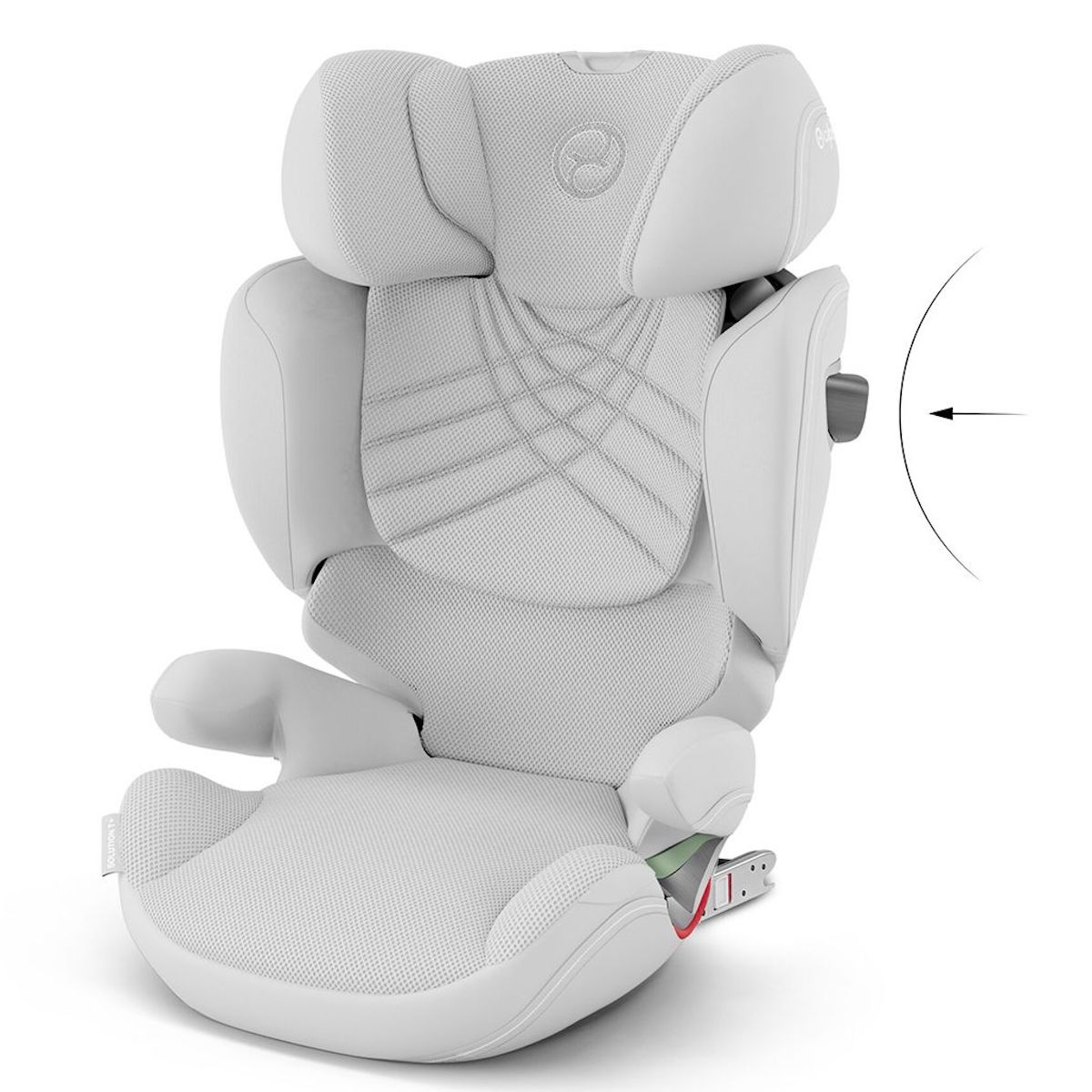 Silla de coche de 3 años a 12 años SOLUTION T I-FIX PLUS Cybex light grey 