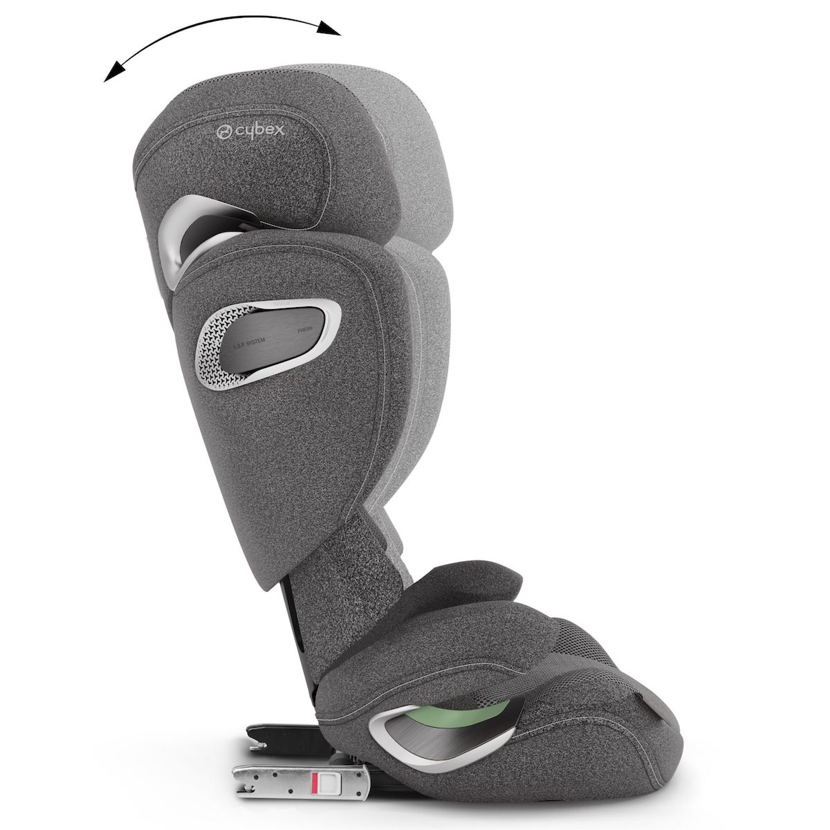 Silla de coche de 3 años a 12 años SOLUTION T I-FIX PLUS Cybex Mirage grey