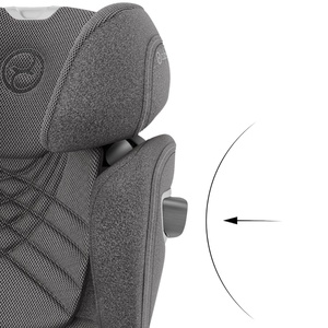 Silla de coche de 3 años a 12 años SOLUTION T I-FIX PLUS Cybex Mirage grey