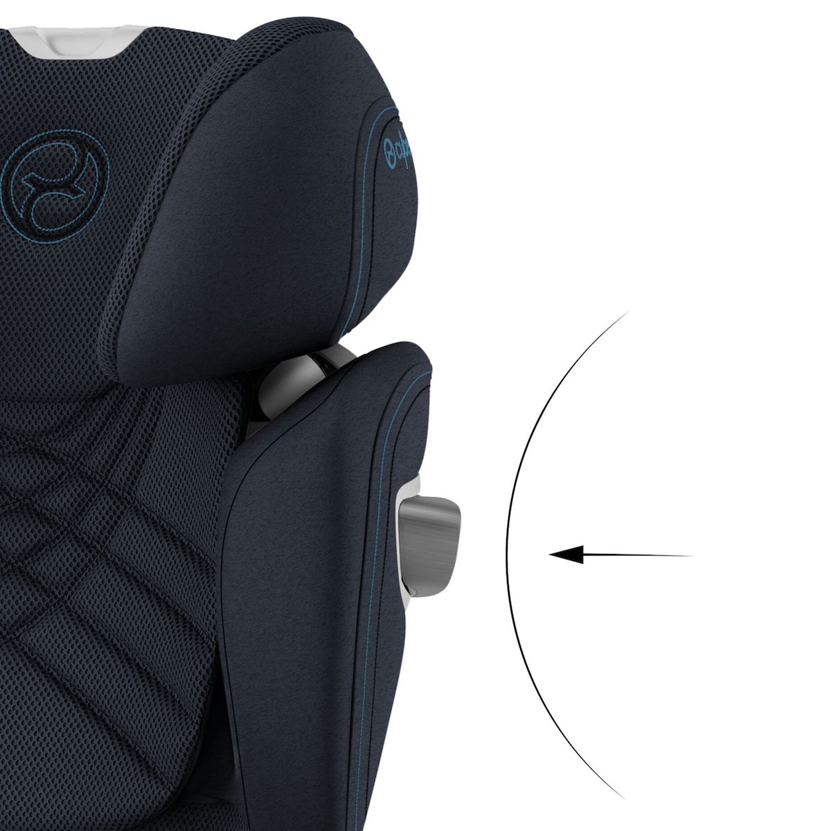 Silla de coche de 3 años a 12 años SOLUTION T I-FIX PLUS Cybex Nautical blue