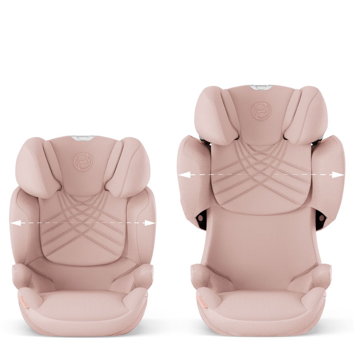 Silla de coche de 3 años a 12 años SOLUTION T I-FIX PLUS Cybex Peach pink