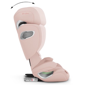 Silla de coche de 3 años a 12 años SOLUTION T I-FIX PLUS Cybex Peach pink