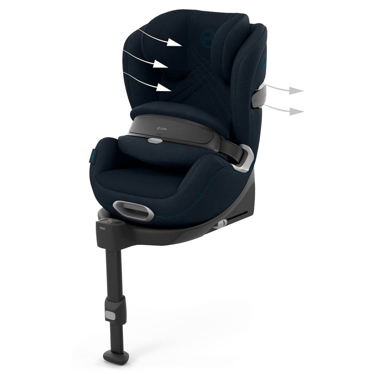 Silla de coche para bebés a 7 años ANORIS T2 i-SIZE PLUS Cybex Nautical blue